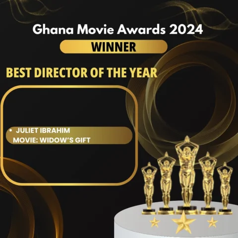 Two Wins for JULIET IBRAHIM at the GHANA MOVIE AWARDS 🏆 #AchievementinDirecting