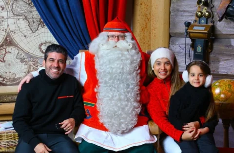 Realizei um sonho de levar minha filha na terra do PAPAI NOEL , POLO NORTE, FINL