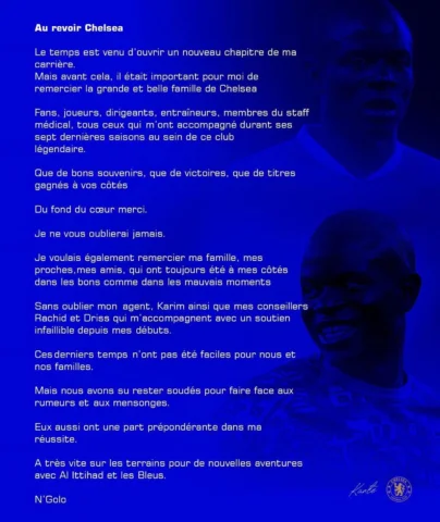 Thank you @chelseafc 🙌🏿 💙💙💙

#Chelsea #Alittihad