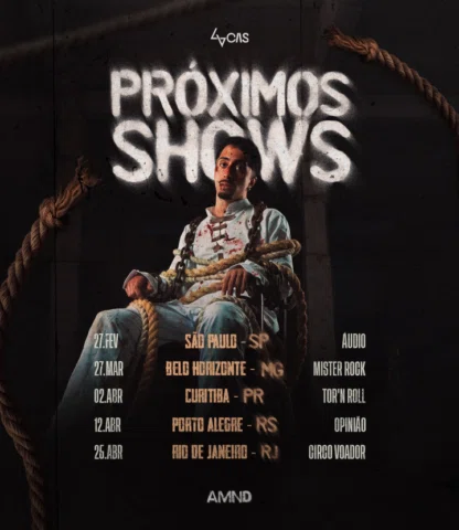 A TOUR AMND 2026 COMEÇOU! Então vamos matar a saudades com os nossos primeiros s