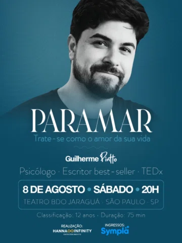 PARAMAR – Trate-se como o amor da sua vida é uma palestra-espetáculo que convida