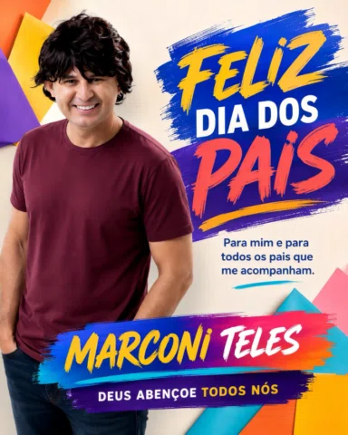 Feliz Dia dos Pais! Que Deus abençoe a mim e a todos os pais que me acompanham, 