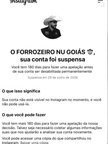 Meu amigo @tauanforrozeiro_reserva pedeu sua conta com mais 119 mil seguidores 
