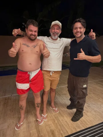 Hoje no Goiás com eles @ochicominero @paulopirescantor