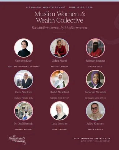 Today I’m speaking at the Muslim Women & Wealth Collective. We go live in a few 