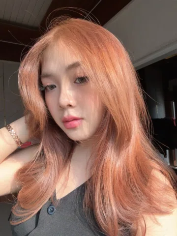 dah ini terakhir warnain rambut😛