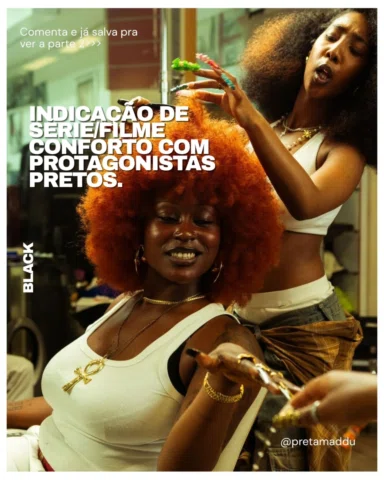 Indicações de filmes e séries com protagonistas pretos.🐆🐆

Todas essas indicaç
