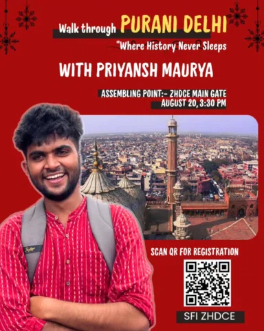 Discover the stories hidden in the lanes of Old Delhi! 
Join us for a heritage w