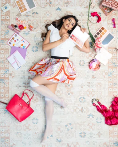 POV: You’ve done hundreds of shoots, but lying flat on a rug for top down shots;