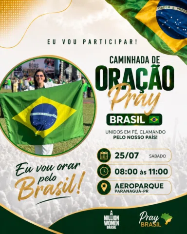 O Pray Brasil está chegando!!!🇧🇷❤️‍🔥🙌

Nossos corações estão cheios de expec