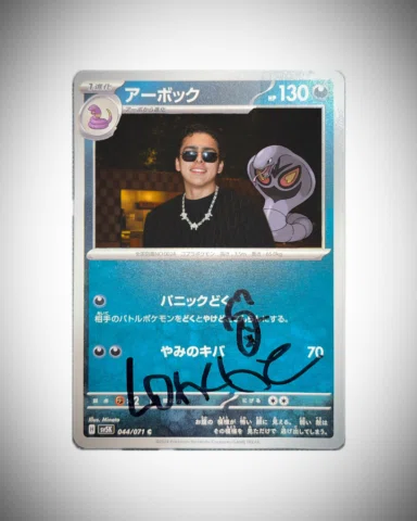 Convirtiendo artistas en cartas Pokemon P.5 @lonchedehuevito_ 🔥