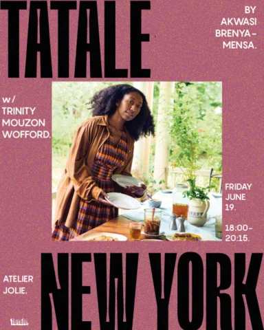 For the next Tatale (@tataleworld) Dining Series at @AtelierJolieOfficial, I’m h
