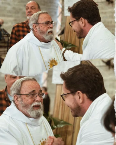 Ontem tive a alegria de participar da Santa Missa celebrada pelo Padre Antonio M