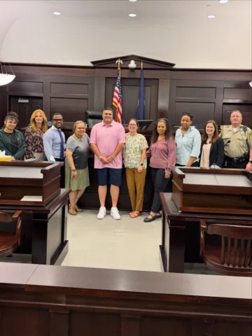 Today was my first day on the bench without Deputy Daniel “Danny” Carter by my s