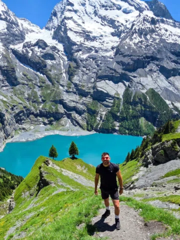 Aussicht 10/10 😍 Sunnebrand 2/10 😂🙈

#hike #wandern #oeschinensee #swissalps 