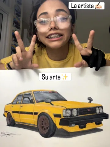 “La artista ✍️ / Su arte ✨
Horas de detalles en una sola hoja. Amé el resultado 