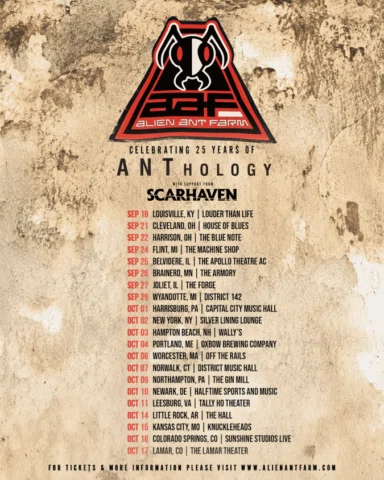 ⚠️ COME CELEBRATE 25 YEARS OF ANThology WITH US 🧬 🧬 🧬 

🎟️ ON SALE FRIDAY 7/