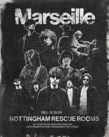 New Show Announcement: We'll be headlining @rescuerooms in Nottingham on Saturda