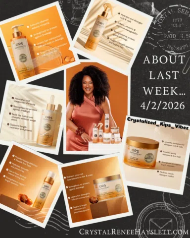 Soooooooooo… last week, Crystal did a thing. She partnered with ORS and created 