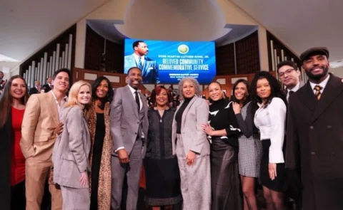 The great cast of @beyondthegatescbs joined The King Center in Atlanta on #MLKDa
