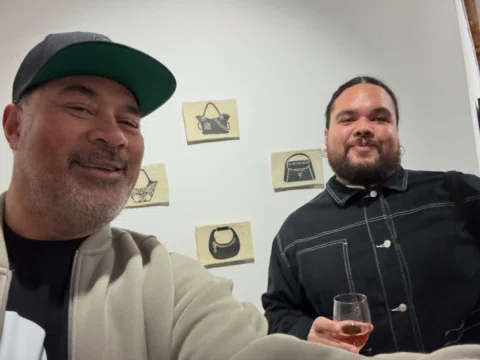 Last night !! Congrats 8Wall Gallery on your first birthday 🎈 🎁 🎂 to Samantha
