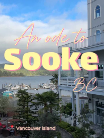 We spent four days soaking up the beauty of Vancouver Island in Sooke, BC and de