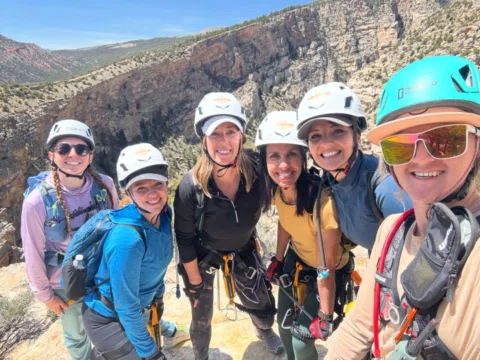 Strong women don’t just climb mountains—they lift each other up along the way. �