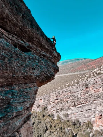 So I’m a professional rock climber now.