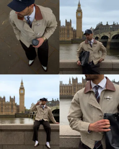 Recent chapters in the city. 🎞️
#londonstyle 
•
Ties @annodarestudio