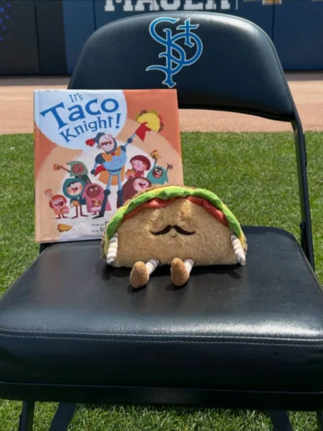 Taco Knight and all the Knights of Dinner enjoyed a great day at the ballpark wi