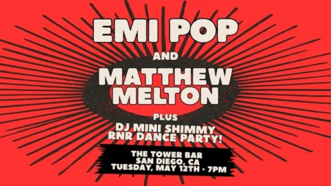 San Diego, we’re coming in hot! 🌴☀️

Emi Pop, Matthew Melton, and a full-on roc