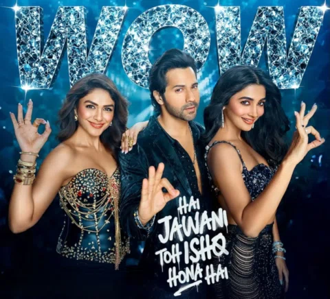 Lights camera WOW ✨🎥🪩

@mrunalthakur @hegdepooja 🤍🤍🤍

Style team + love : 
