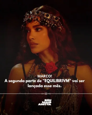 O DESEQUILÍBRIO COMEÇOU! Anitta revela em seu show que a parte dois de EQUILIBRI