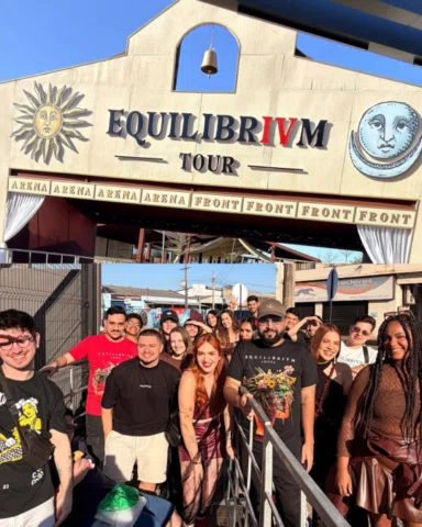Os fãs já estão na fila em Porto Alegre! A Equilibrivm Tour vai começar em GRAND
