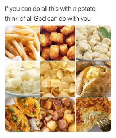 That’ll PREACH! 🥔 #NationalPotatoDay