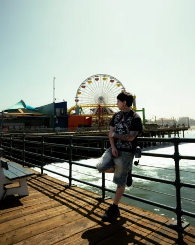 Que más tiene para mí la vida?🎡Gracias Los Ángeles📍#laenelaaylazeta🥷🏻🎒
