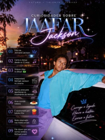 | CURIOSIDADES SOBRE JAAFAR JACKSON, ESTRELA DE MICHAEL E SOBRINHO DO REI DO POP