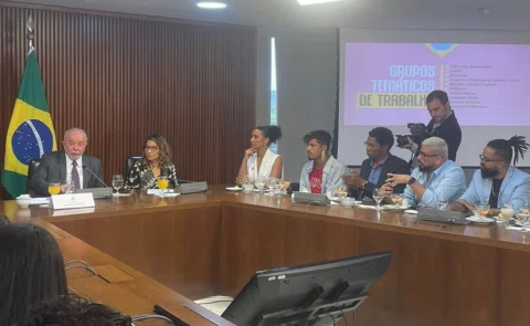 Reunião de influenciadores com @lulaoficial e @janjalula