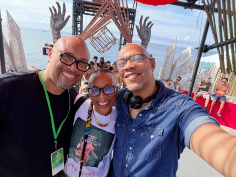 Black Magic! ✨

Shared duties… this fam supplied the music for our tribe at the 