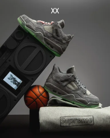 Is this the greatest Jordan 4 collab of all time #kaws #kaws4s