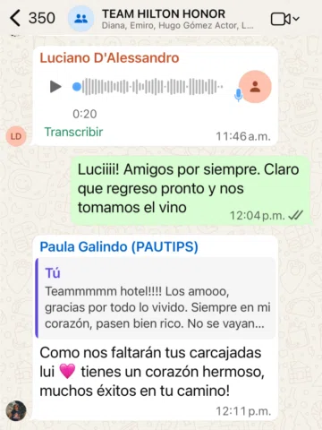 Les presento mi premio, conocí personas increíbles e hice amistades que me queda