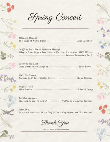 Today’s program!