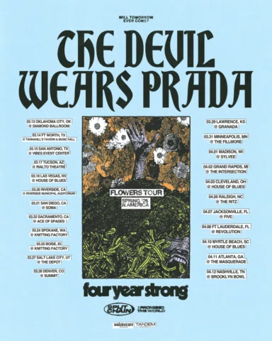 TDWP only 🇺🇸 headline dates in 2026. Performing songs from all eras, you don’t