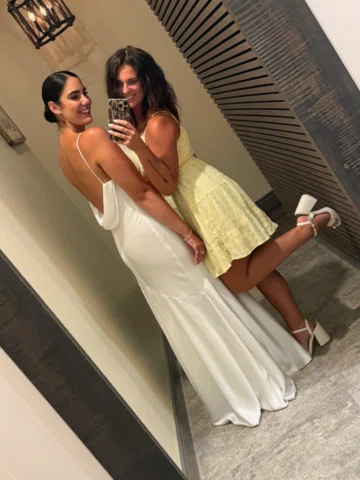 One of my oldest and best friends married the love of her life today and I think
