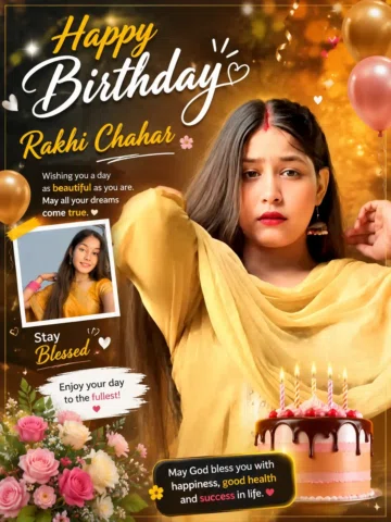 Happy birthday rakhi 💖🎂...