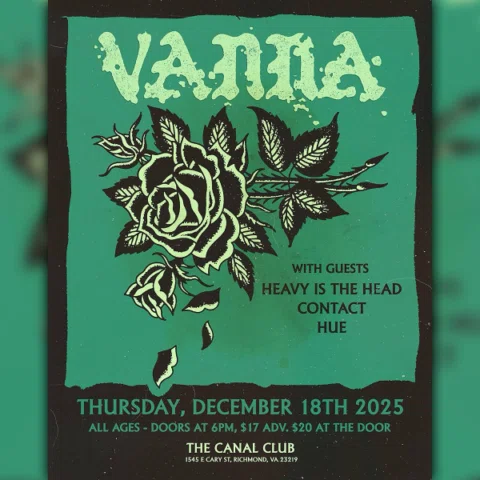 RVA! On 12/18 We’ll be cranking out there with @heavyistheheadva and @contacthar