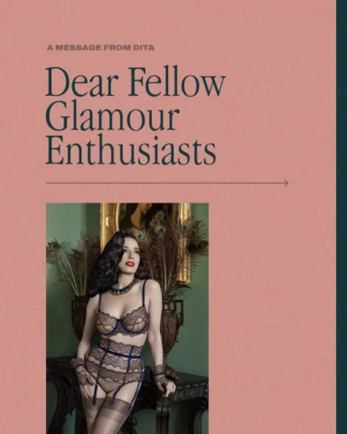 Dear Fellow Glamour Enthusiasts,  After 14 years, I’m momentarily pausing new @d