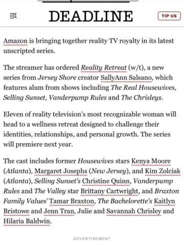 I am so excited to announce Reality Retreat! This is an amazing project that @sa