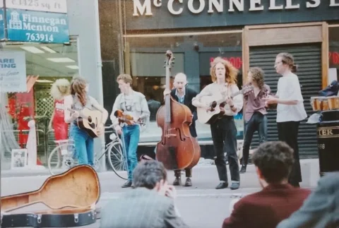 1988-89 Grafton street.
Mark, Colm, Eoin, Glen, Mic, David .This was our preferr
