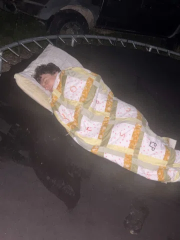 Bring your boys on the road, make them sleep on a trampoline, pay them a little 